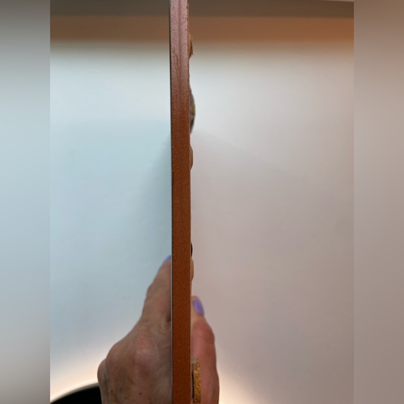 Vintage Southwest brown and black ceramic tiles trivet wall decor deer on pot - Picture 5 of 7